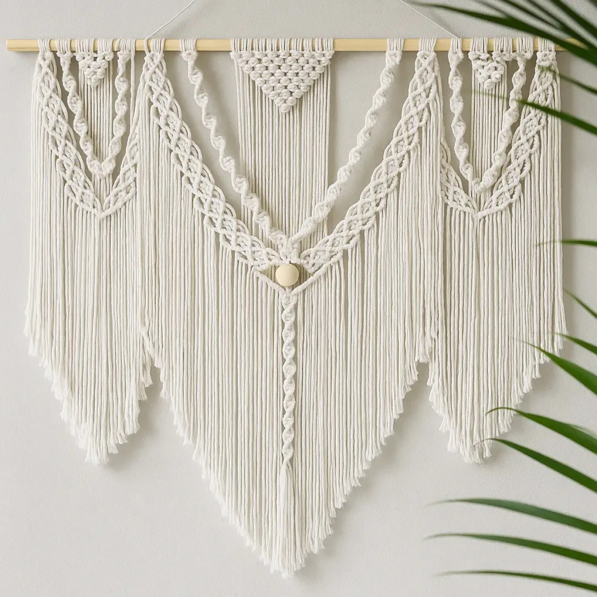 Painel Macramê Parede Artesanal Para Decoração Boho