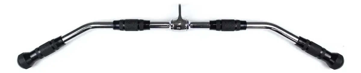 Barra Pulley Puxador Academia Costas 72cm Prateado