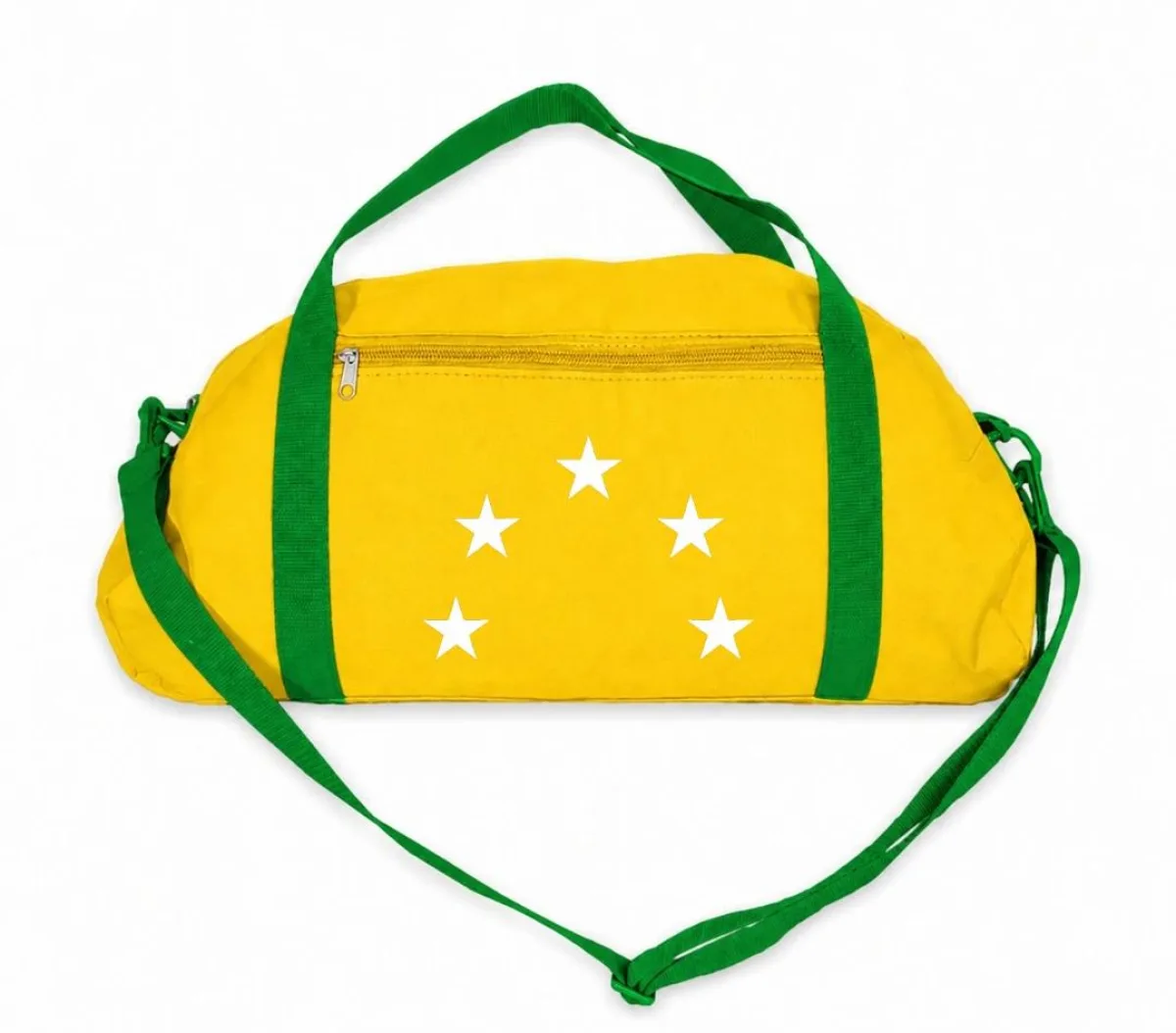 Mochila Bolsa Unisex Copa Do Mundo Grande Azul Cor:Amarelo