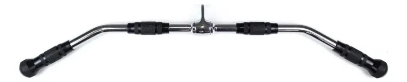 Barra Pulley Puxador Academia Costas 72cm Prateado