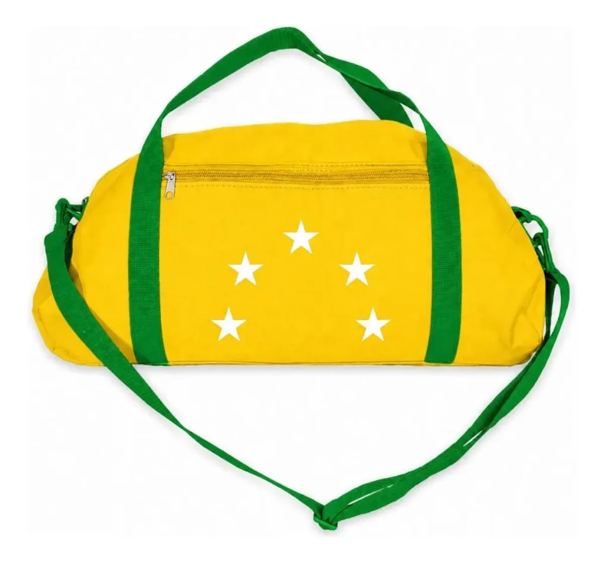 Mochila Bolsa Academia Unisex Copa Do Mundo Grande Azul Amarelo