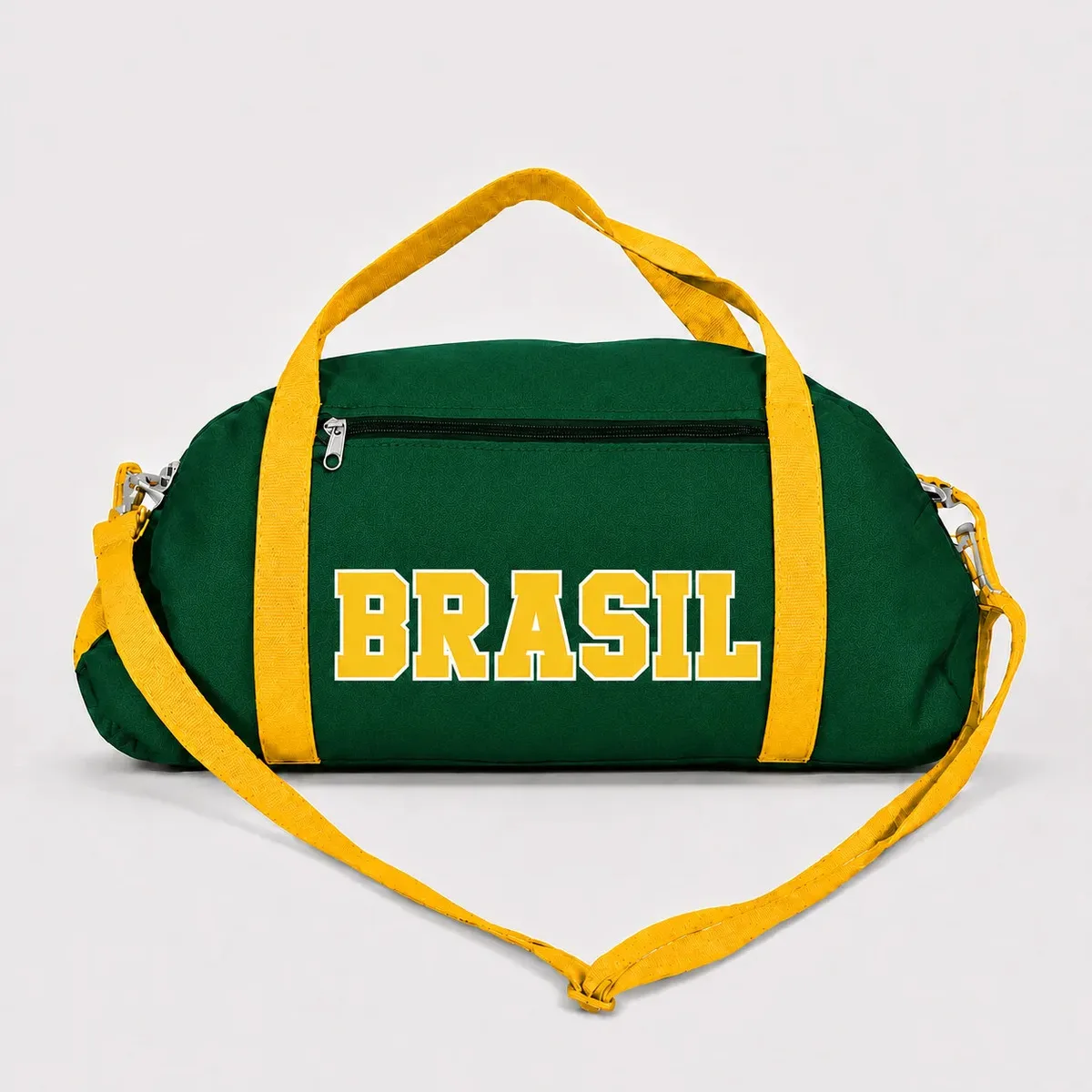 Mochila Bolsa Brasil Unisex Copa Do Mundo Grande Verde Verde Brasil